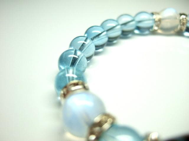 龍眼天珠/ブルートパーズ