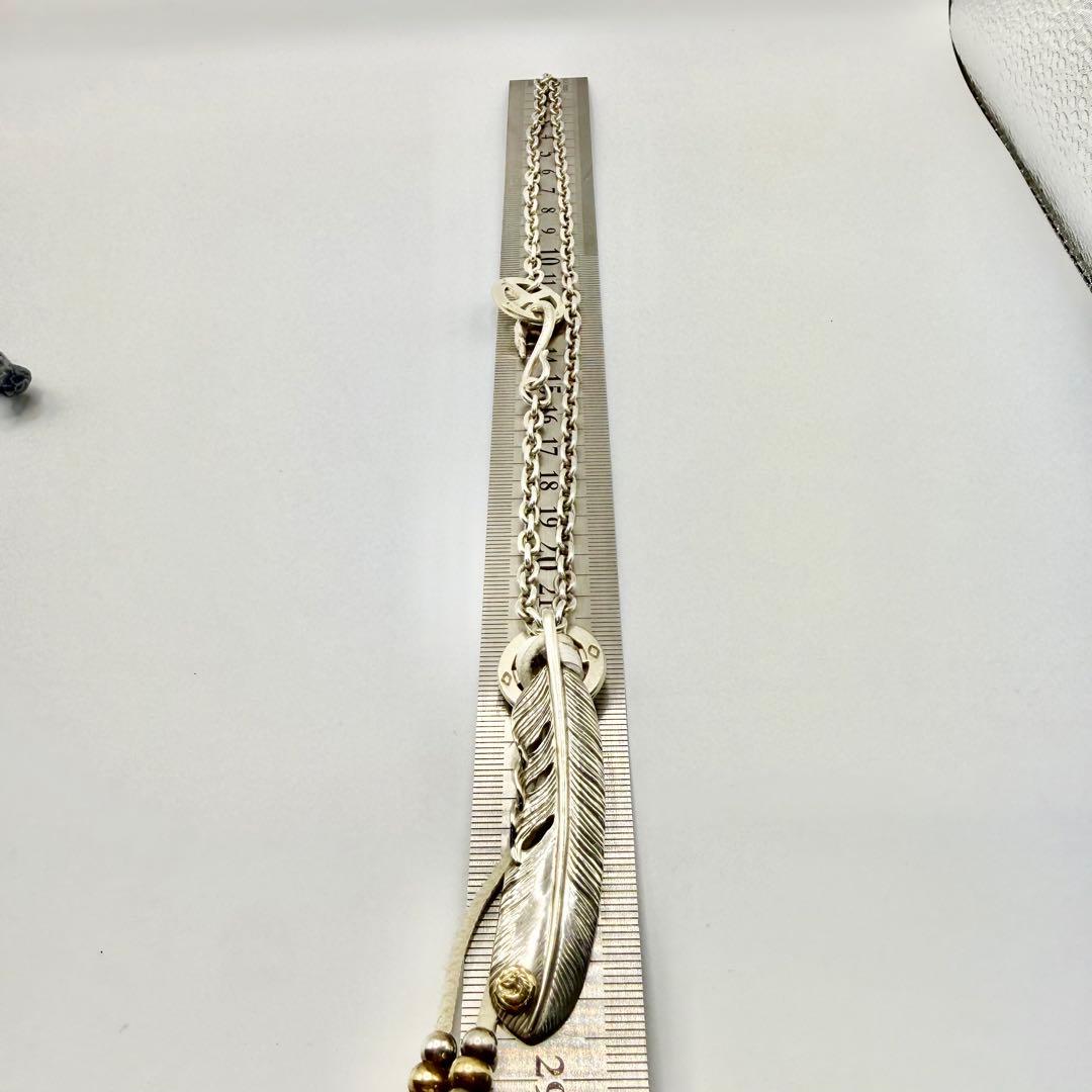 美品　タディ&キング　 SVフェザーGPウルフLL ホイール、ネックレスセット