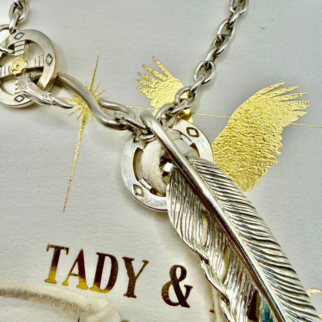 美品　タディ&キング　 SVフェザーGPウルフLL ホイール、ネックレスセット