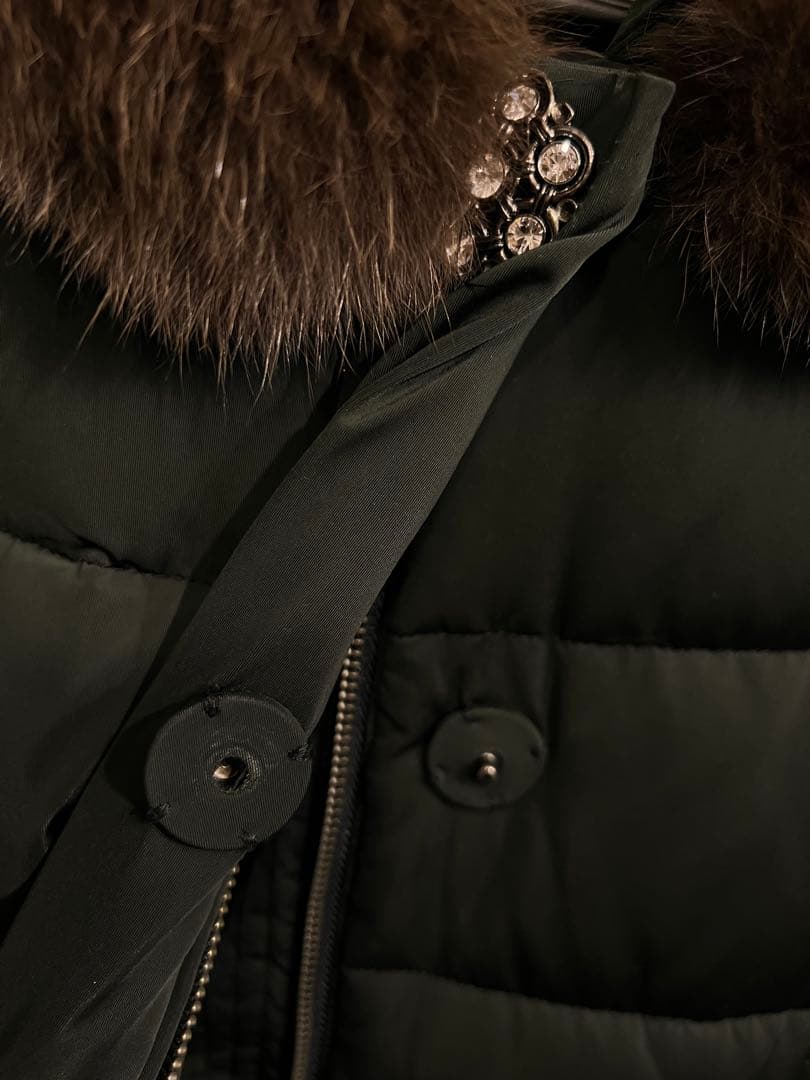 ef-de フォックスファー付　ダウンコート　11号