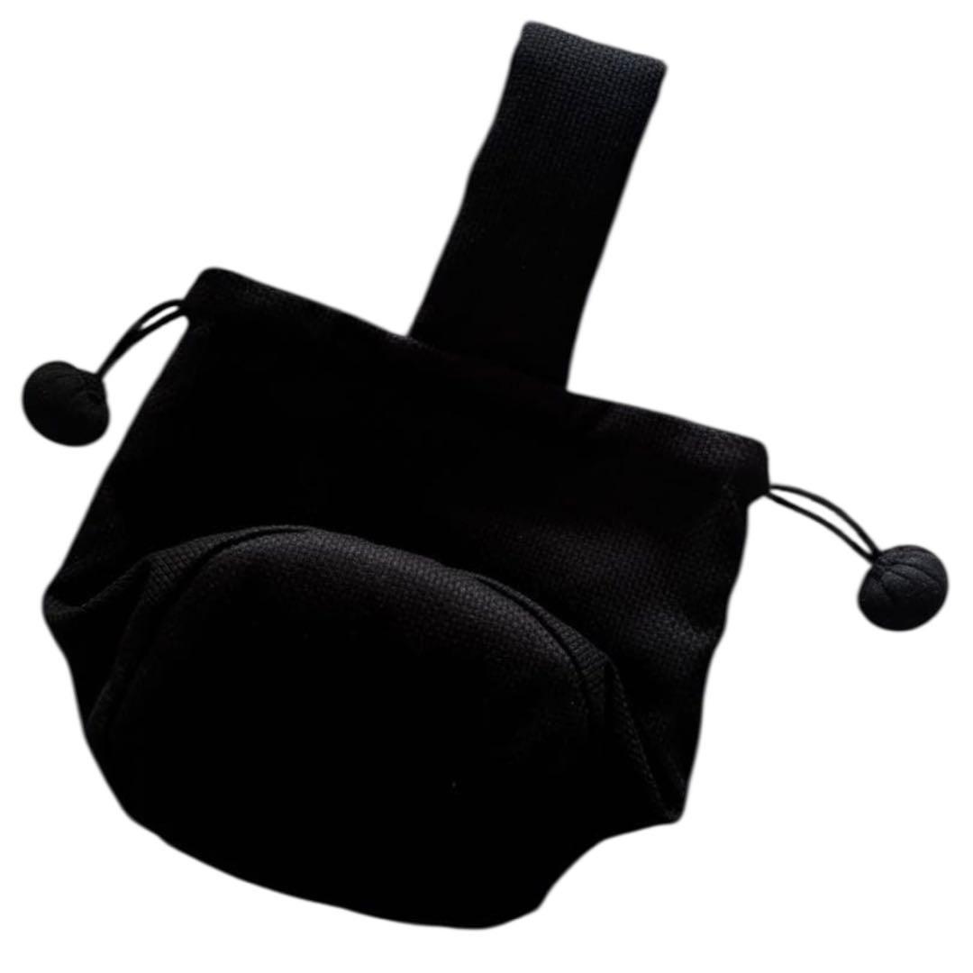 【美品】kina ぽんぽん ワンハンドルバッグ さしこ黒 PONPON