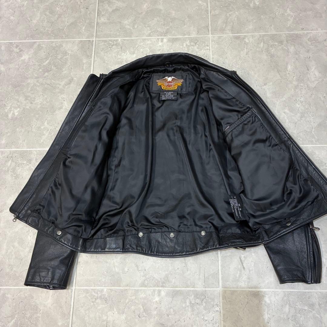 s*i様 Harley-Davidson　レザージャケット　ファイヤーパターン