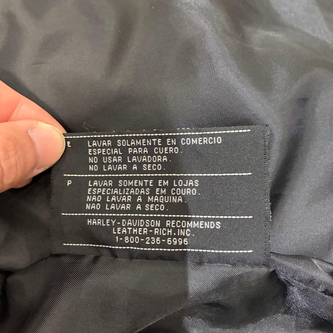 s*i様 Harley-Davidson　レザージャケット　ファイヤーパターン