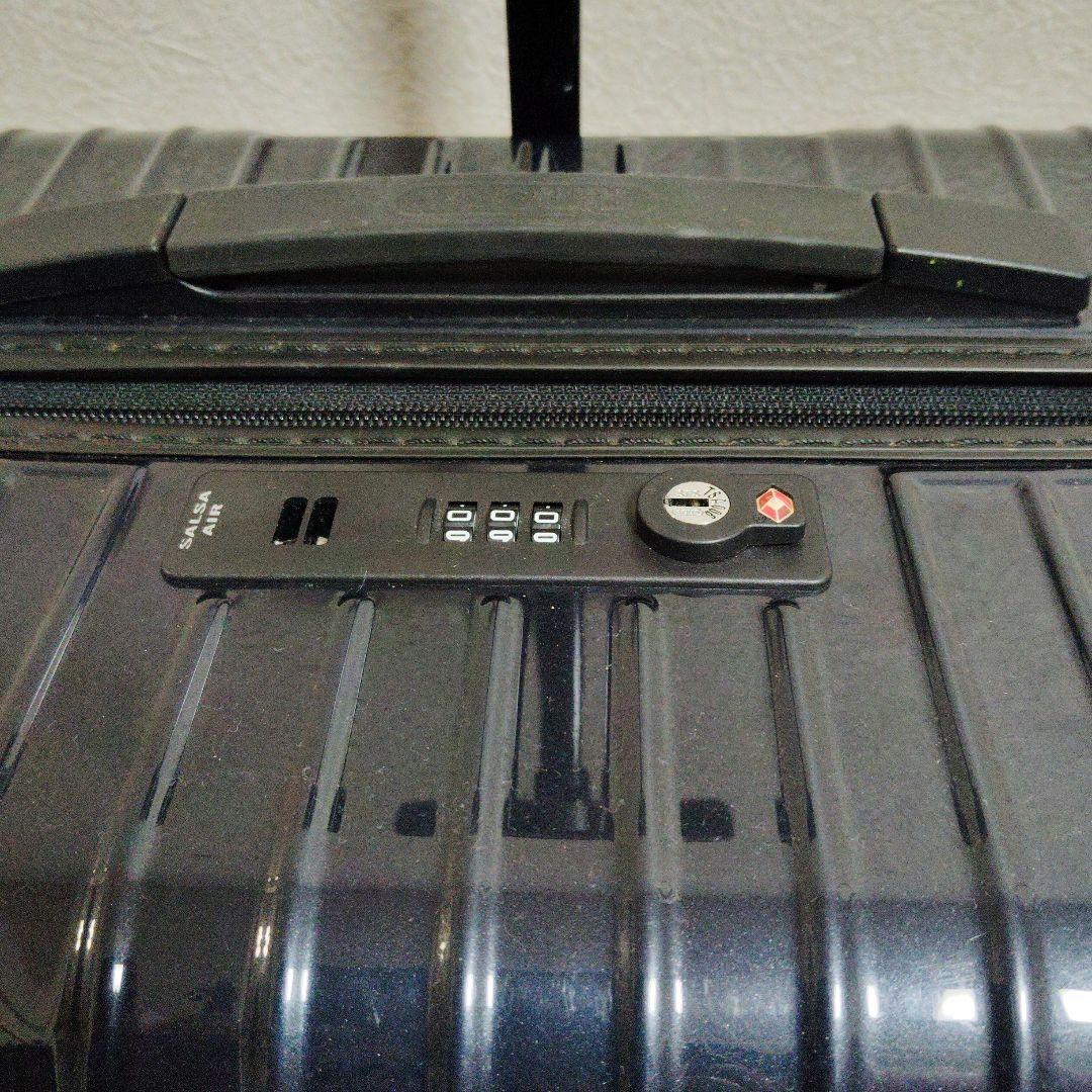 RIMOWAサルサエアー91リットル　ネイビー廃盤品　シール、ベルト付き