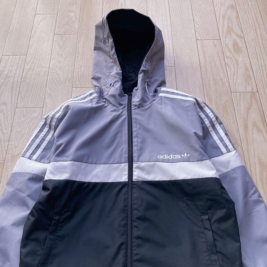 【リバーシブル】アディダスオリジナル ジャージ フルジップアップ パーカー