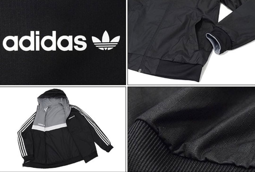 【リバーシブル】アディダスオリジナル ジャージ フルジップアップ パーカー