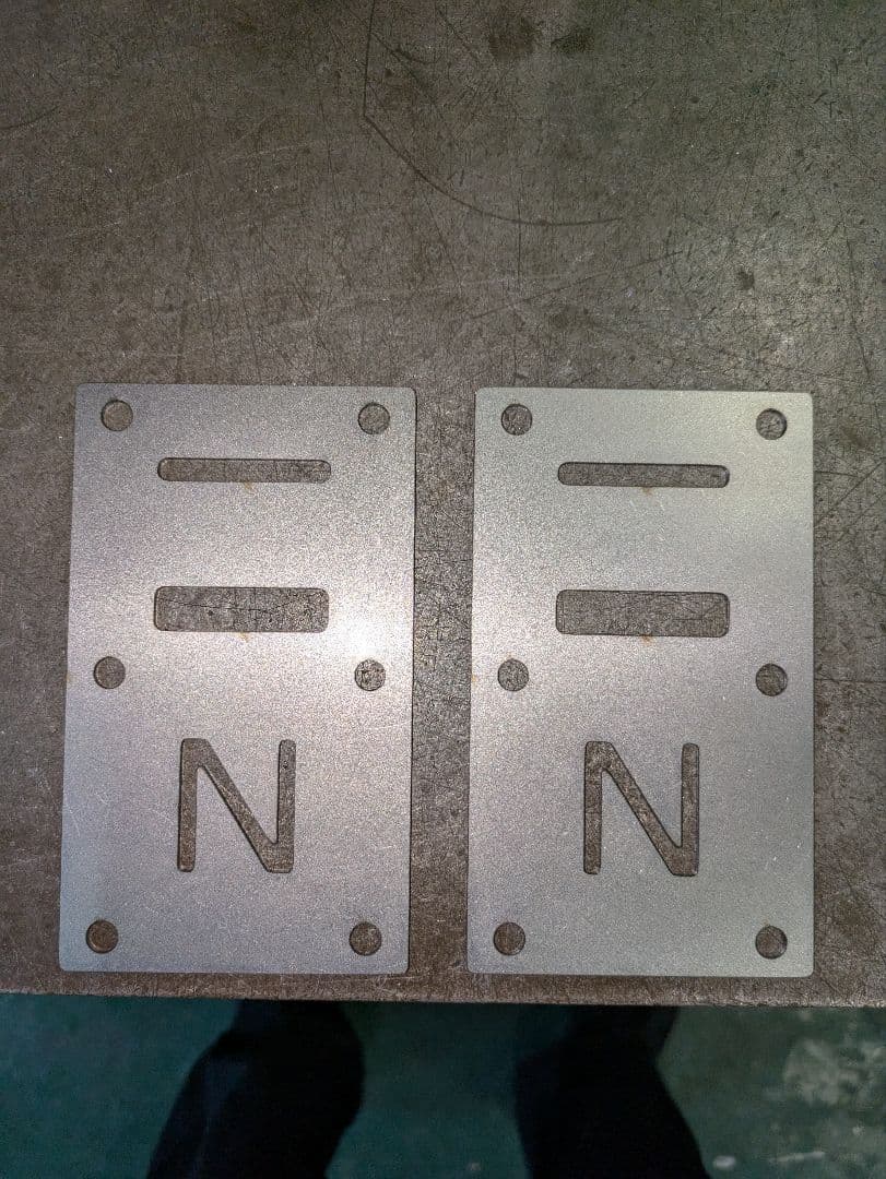 N-VAN インナーメッシュパネル 1.4ミリ 左右セット　無塗装品