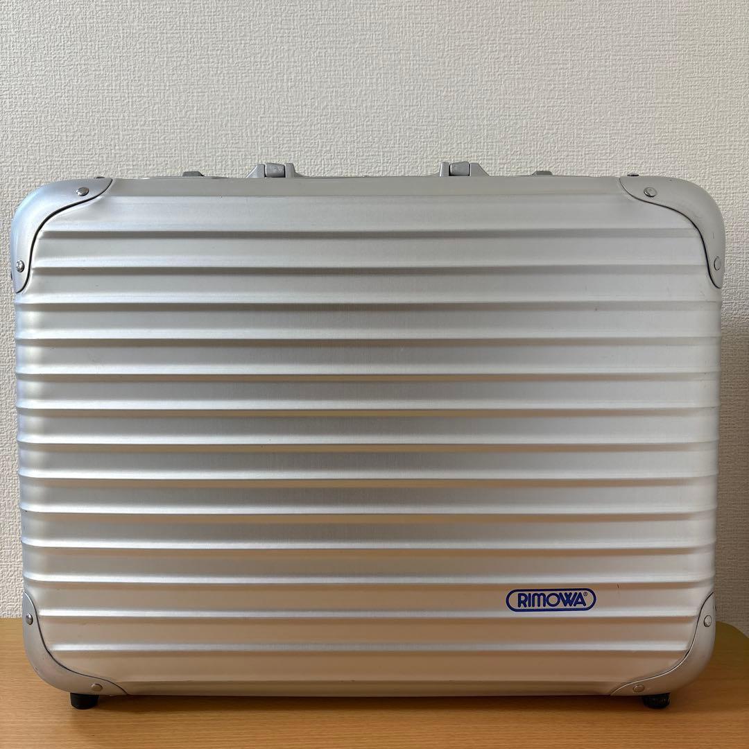 RIMOWA TOPAS 928.14 アタッシュケース 23L 青ロゴ