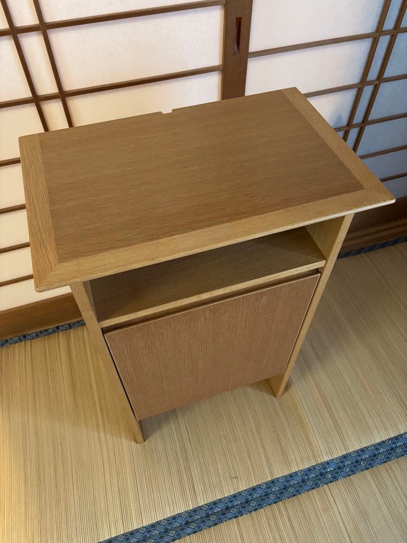 カンディハウスの電話台 引き出し付き