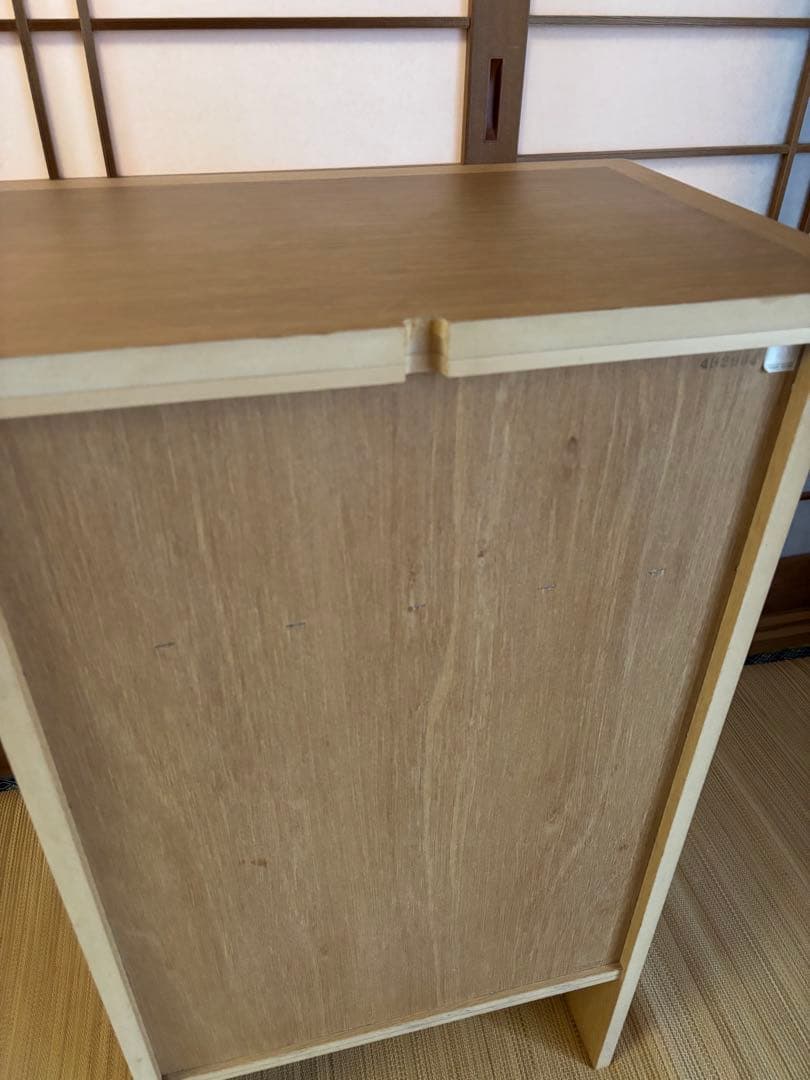 カンディハウスの電話台 引き出し付き