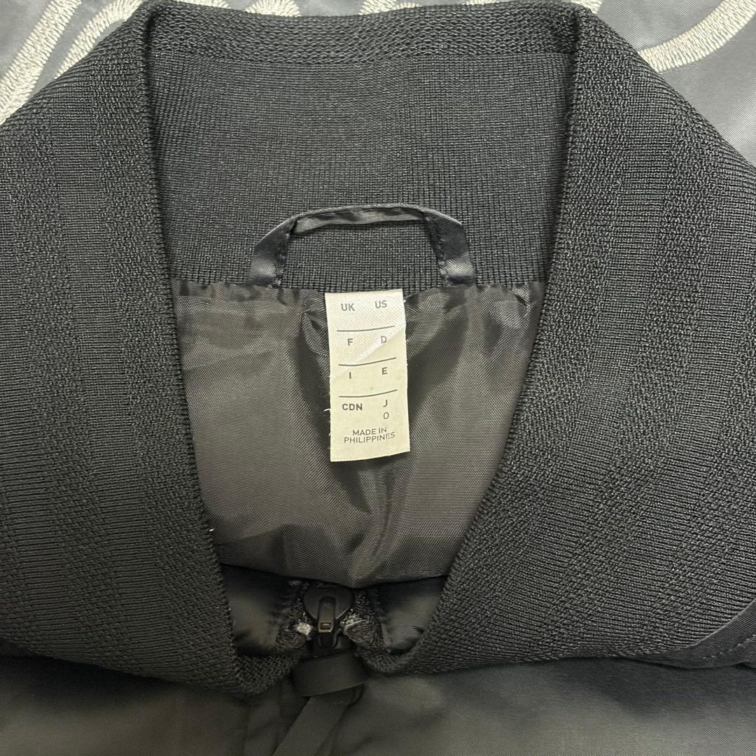 【希少サイズ、日本和柄刺繍】adidasオールブラックスカジャンオーバーサイズ