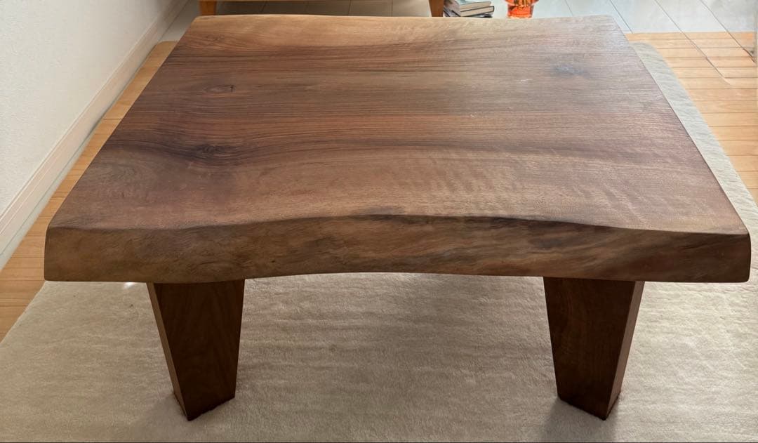 一枚板　ローテーブル　ウォールナット