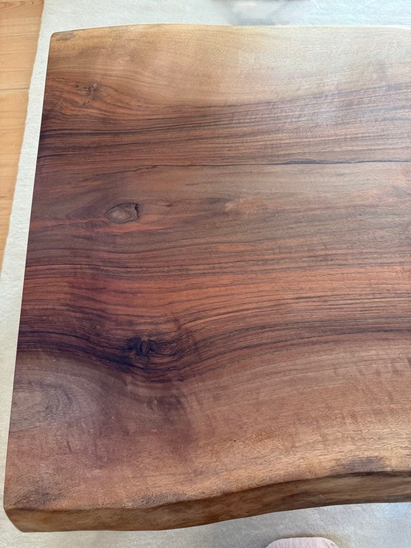 一枚板　ローテーブル　ウォールナット