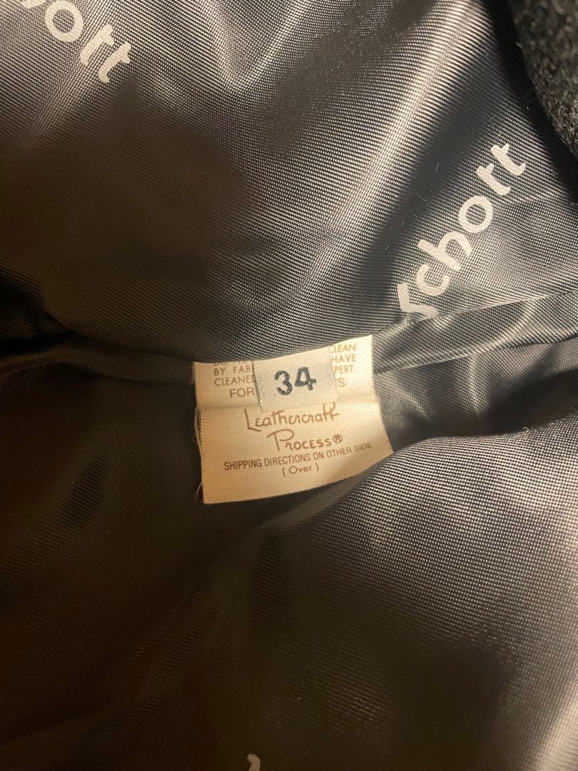 schott 641 34サイズ レザージャケット USA