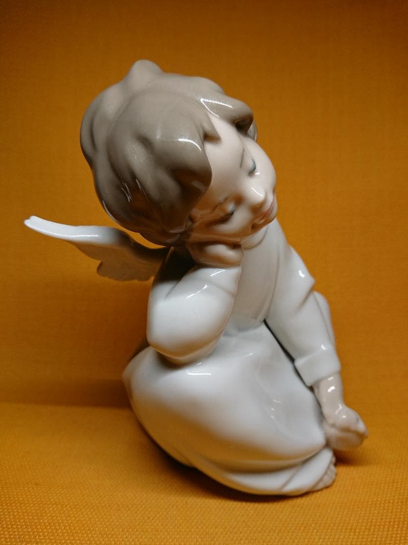 人形　天使　陶器　オブジェ　置物　インテリア　工芸品　美術品　A2552