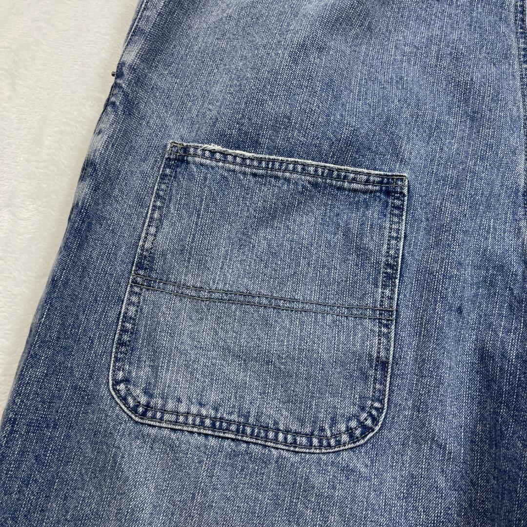 soulberry　サスペンダーなデニムのサロペット　ブルー