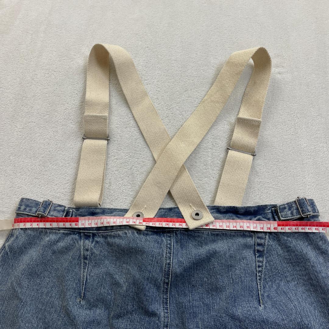 soulberry　サスペンダーなデニムのサロペット　ブルー