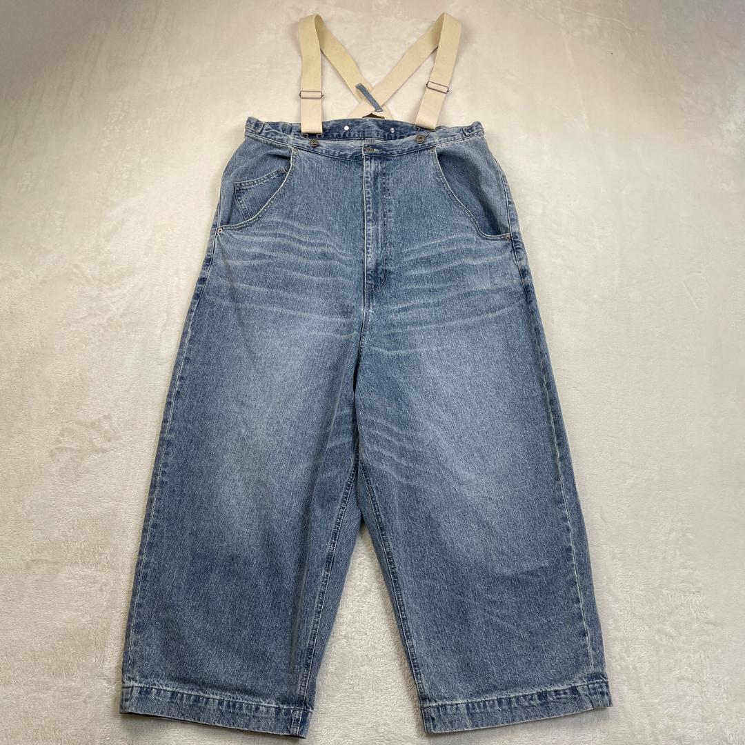 soulberry　サスペンダーなデニムのサロペット　ブルー