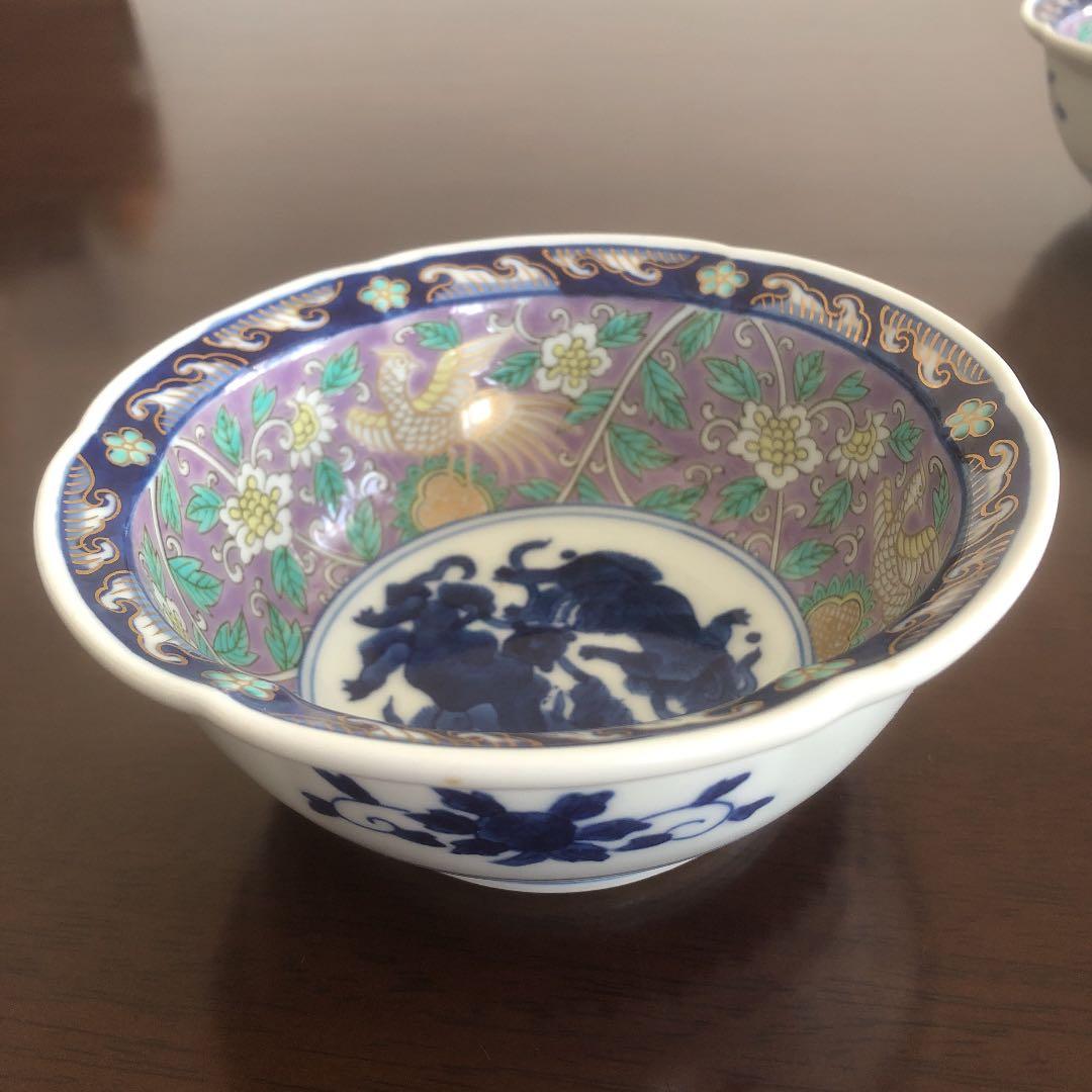 ②富貴長春　中鉢5客　小鉢4客セット