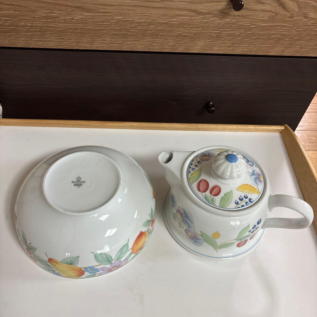 ドイツ製SCHERZER社サラダボール&ティーポット