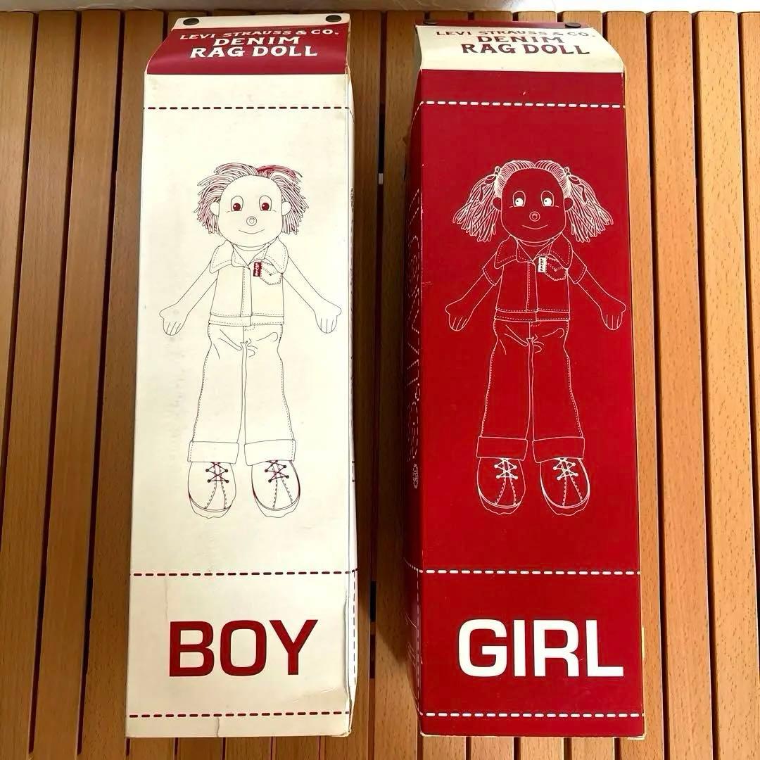 希少！BOY GlRLリーバイス LEVIS デニムラグドール 人形ヴィンテージ
