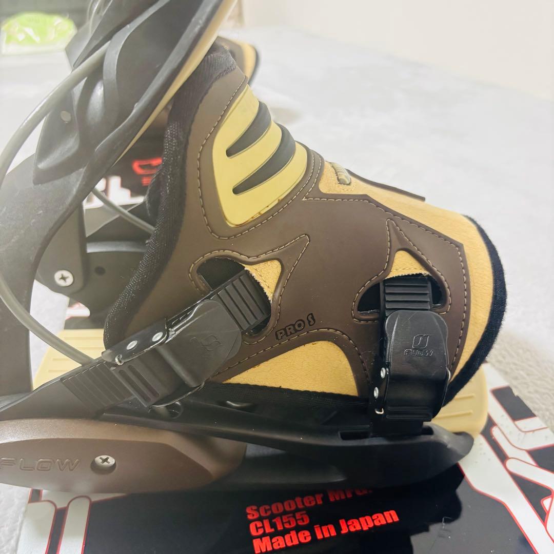 SCOOTER Flow 155cm スノーボード　スノボ　スキー　雪　セット