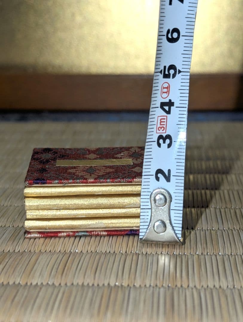 稀少！古い雛道具　花の絵の折り本