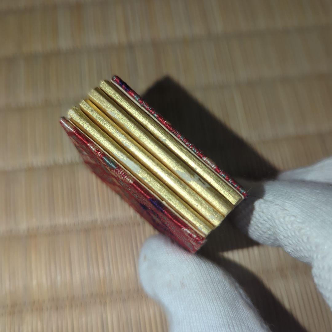 稀少！古い雛道具　花の絵の折り本