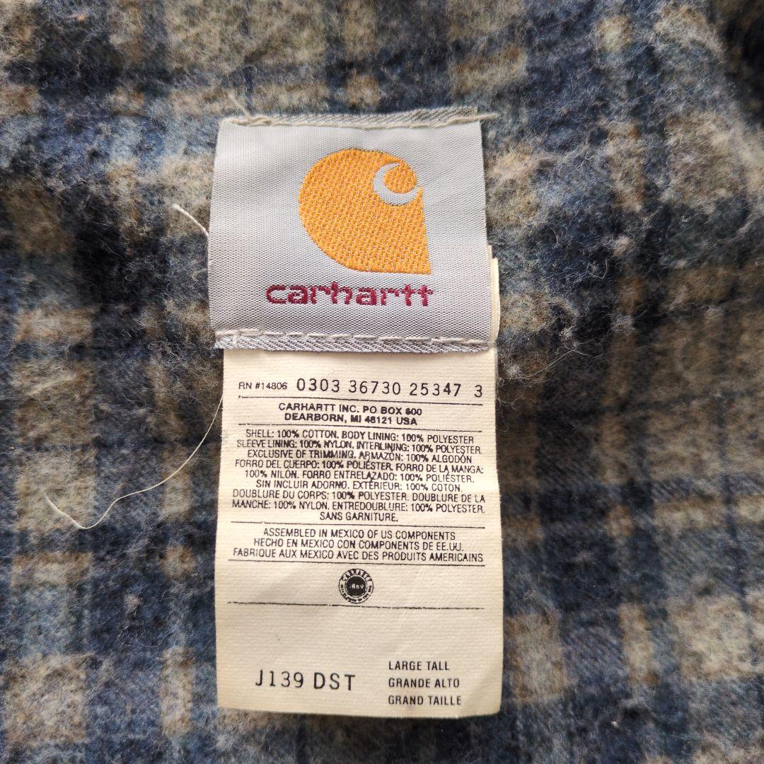 【美品】Carhartt J139 DST デニム　アクティブジャケット L