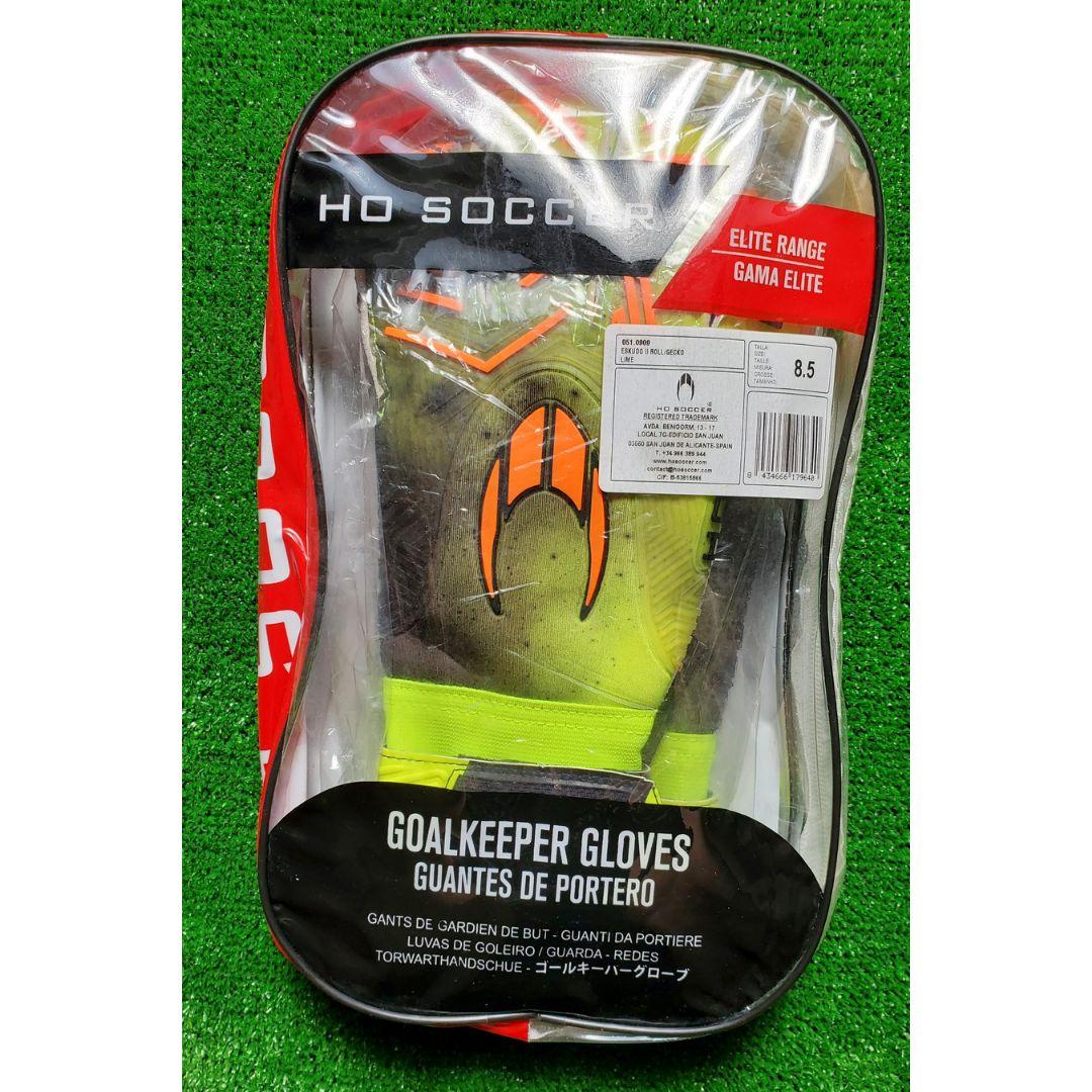 キーパーグローブ HOSOCCER エスクドー2 ロール ゲッコー ライム