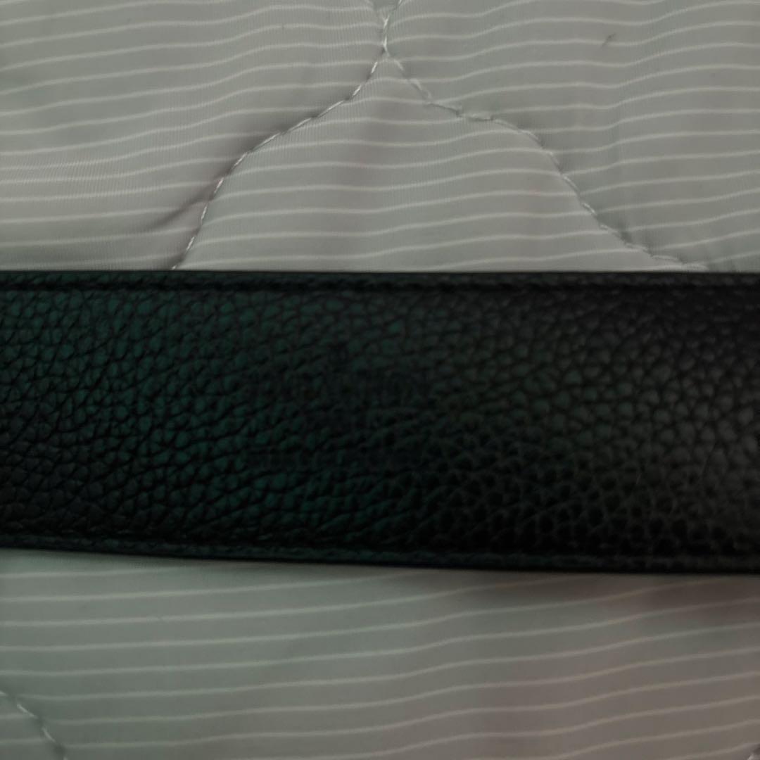 Louis Vuitton ダミエ ブラックレザーベルト