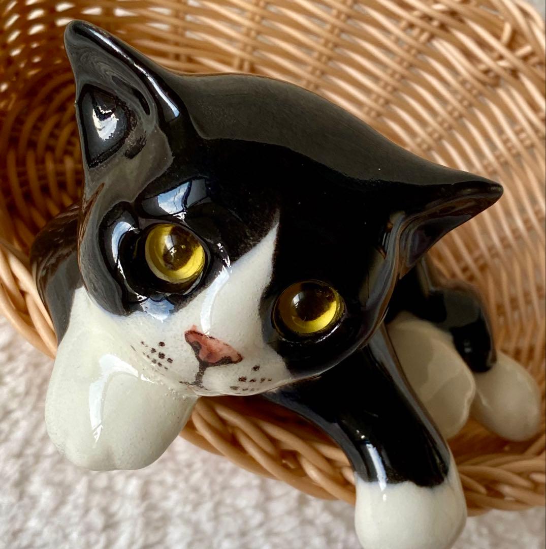 サイズ2　ウィンスタンレイキャット　ケンジントンキャット　白黒仔猫　美品❣️