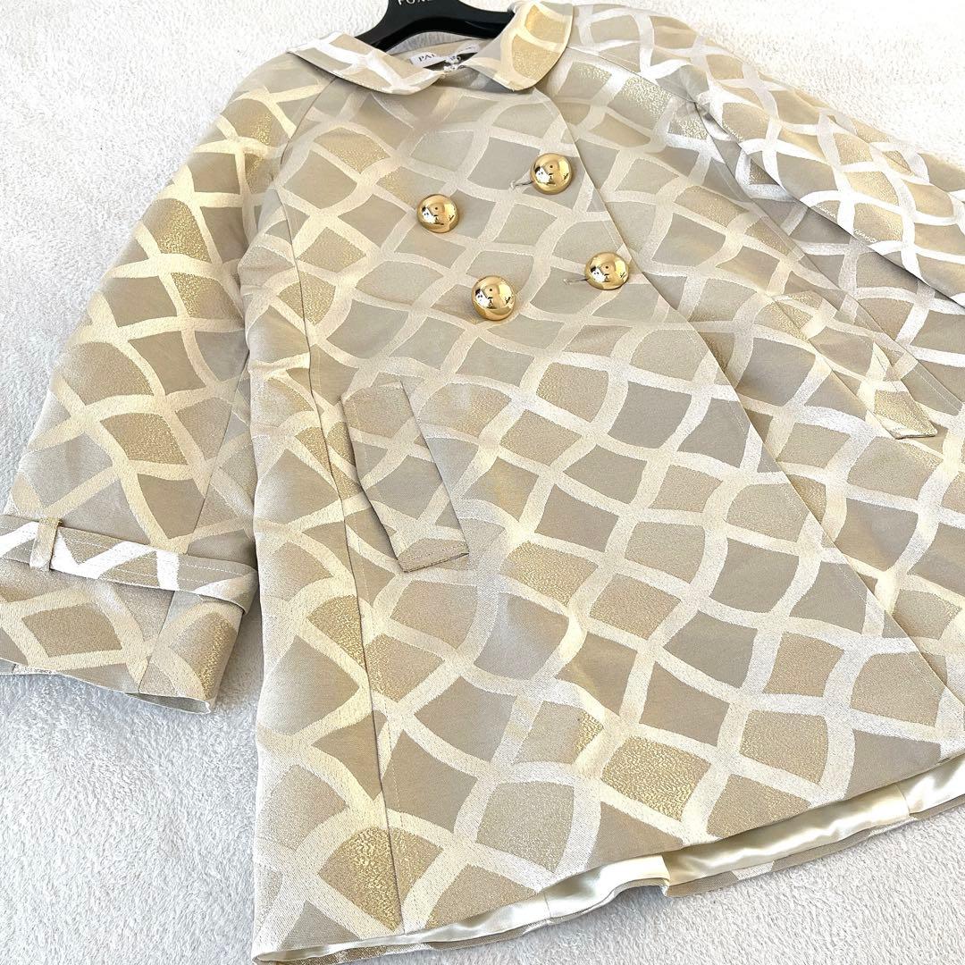 新品タグ付★Paul&JOE★ディテール パターンダブルブレストコート 38