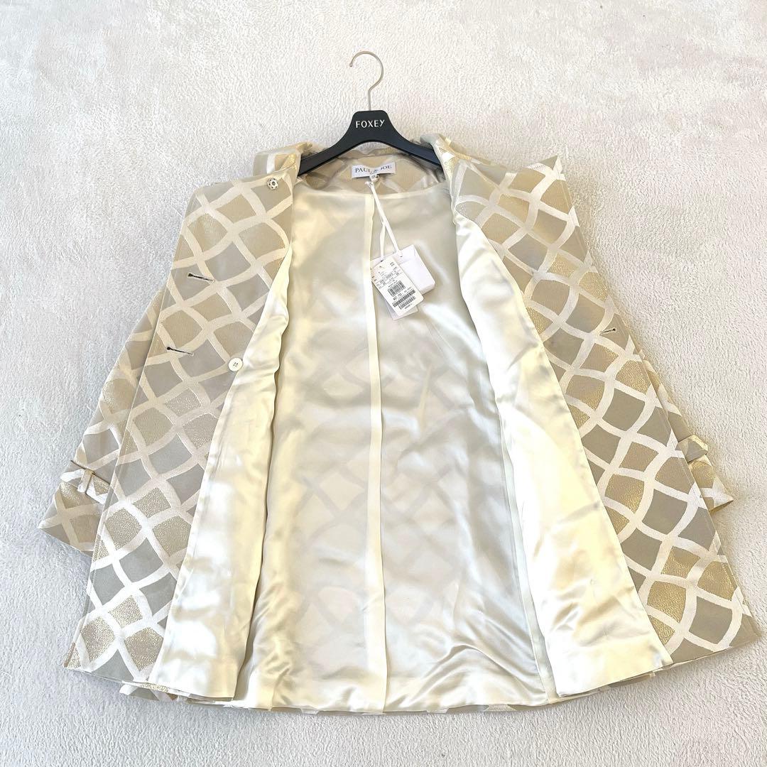 新品タグ付★Paul&JOE★ディテール パターンダブルブレストコート 38