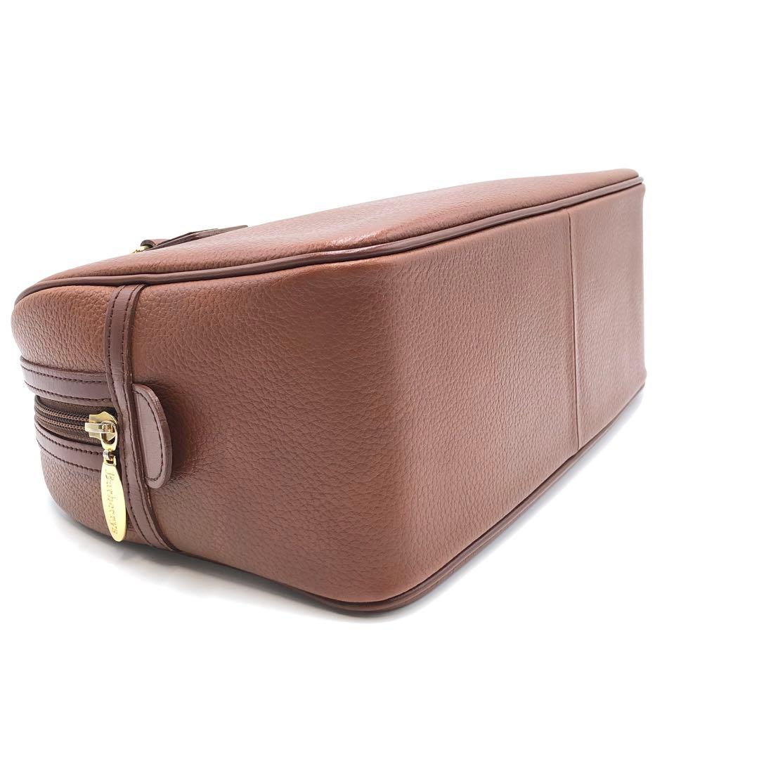 バーバリー ノバチェック ヴィンテージ ミニボストンバッグ ハンドバッグ レザー