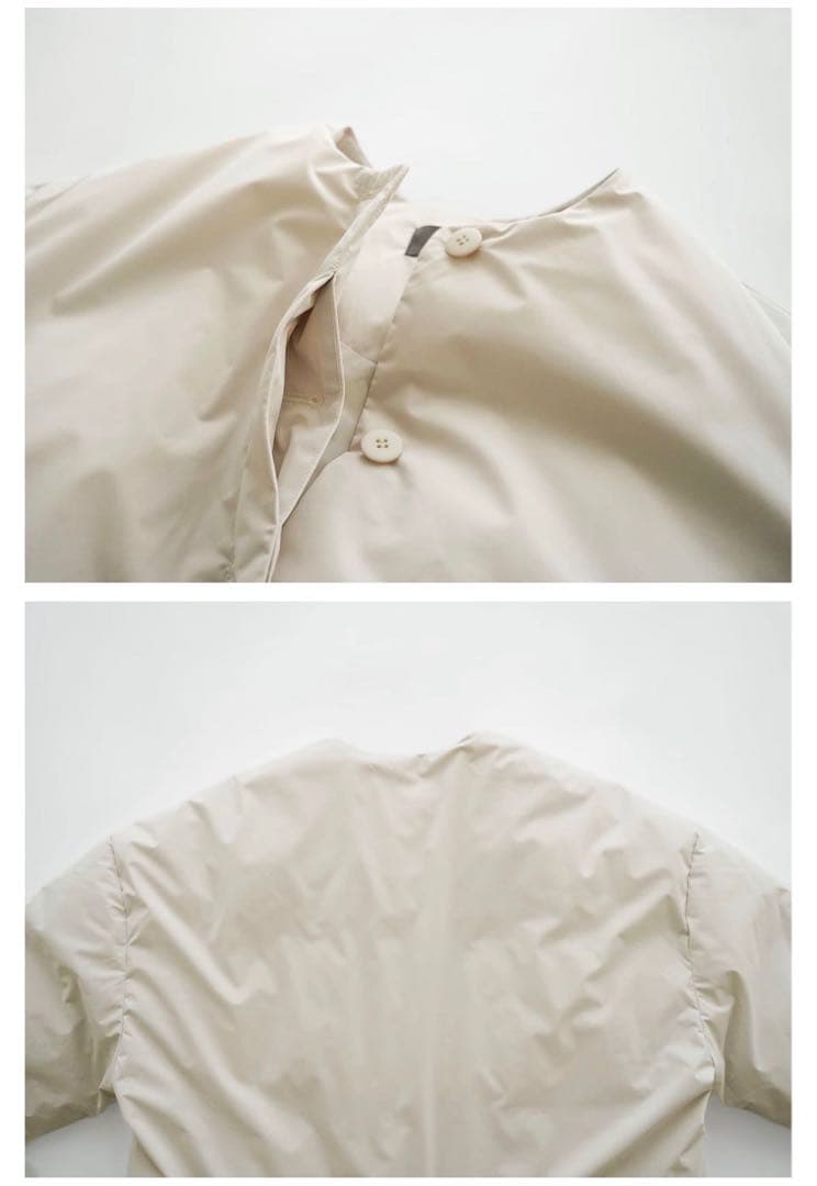 オローネ モノローグダウンコート 完売品 新品未使用 クリーム