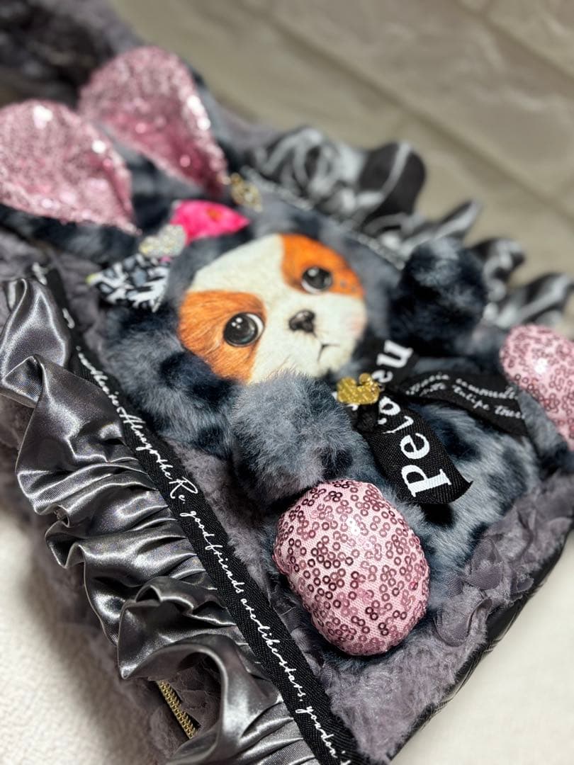 ♡*♡様 コヤンイサムチョン　サイドファスナーバッグ　アンコちゃん（大）　ヒョウ