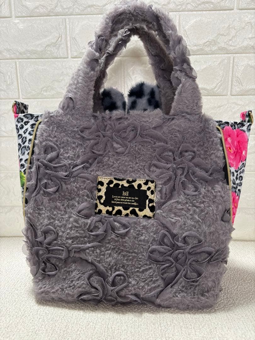 ♡*♡様 コヤンイサムチョン　サイドファスナーバッグ　アンコちゃん（大）　ヒョウ