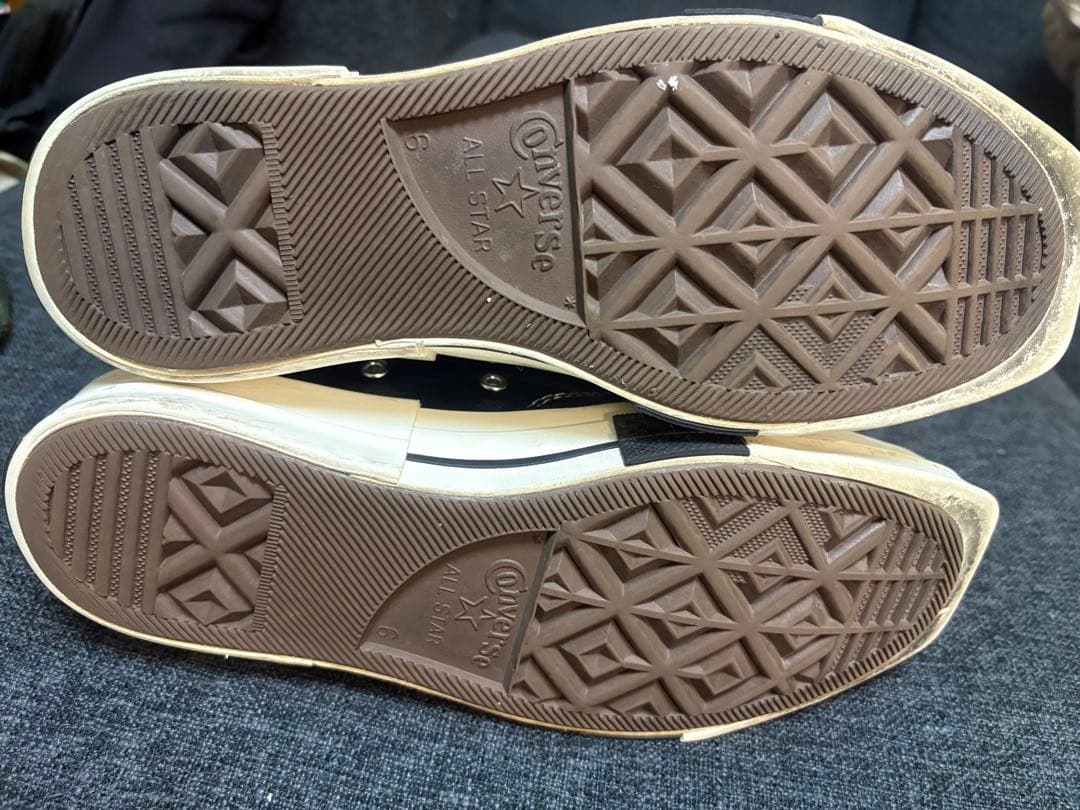 靴 Rick owens converse leather 24.5