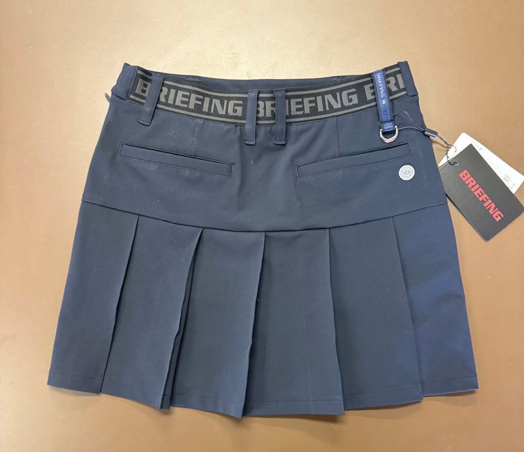 BRIEFING GOLFストレッチ エラスティック プリーツ スカー