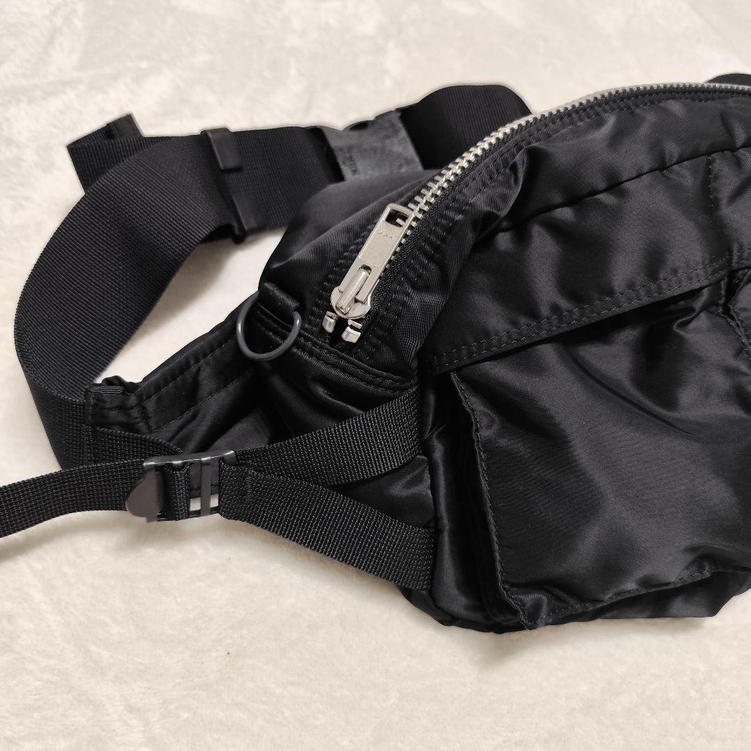 極美品 PORTER タンカー ボディバッグ ウエストバッグ ヒップバッグ 黒