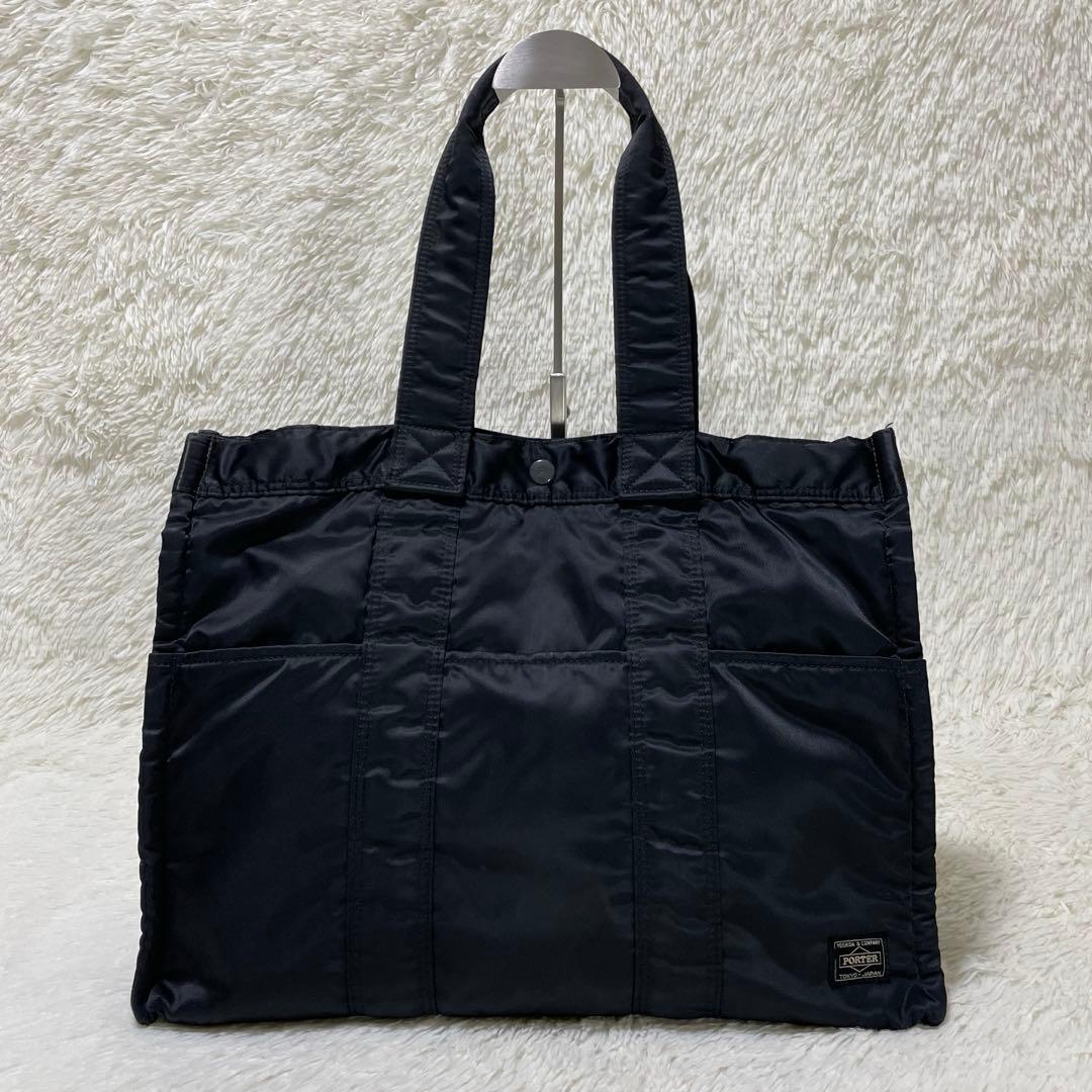 希少✨ヘッドポーター　廃盤品　トートバッグ　Lサイズ　美品　ブラック　タンカー