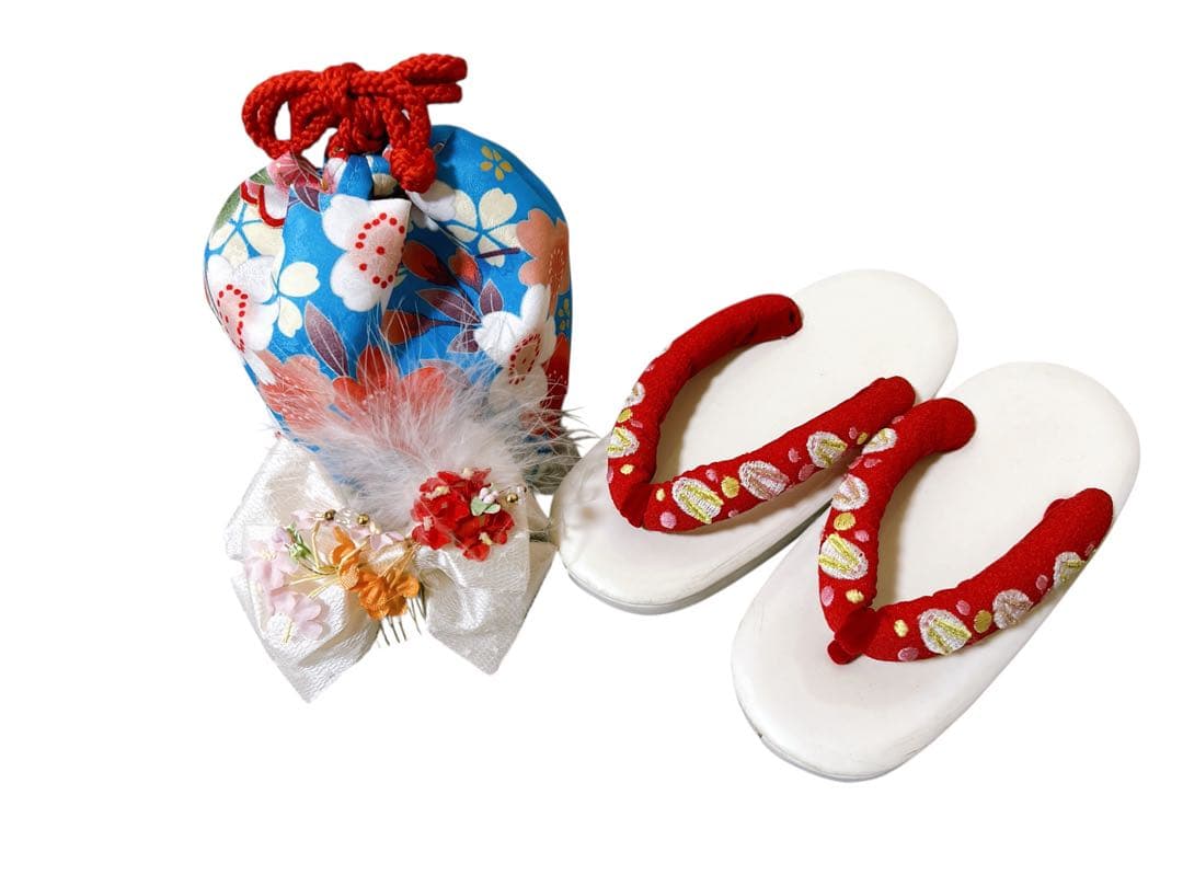 正絹フルセット♡七五三　3歳　女の子　一式　水色