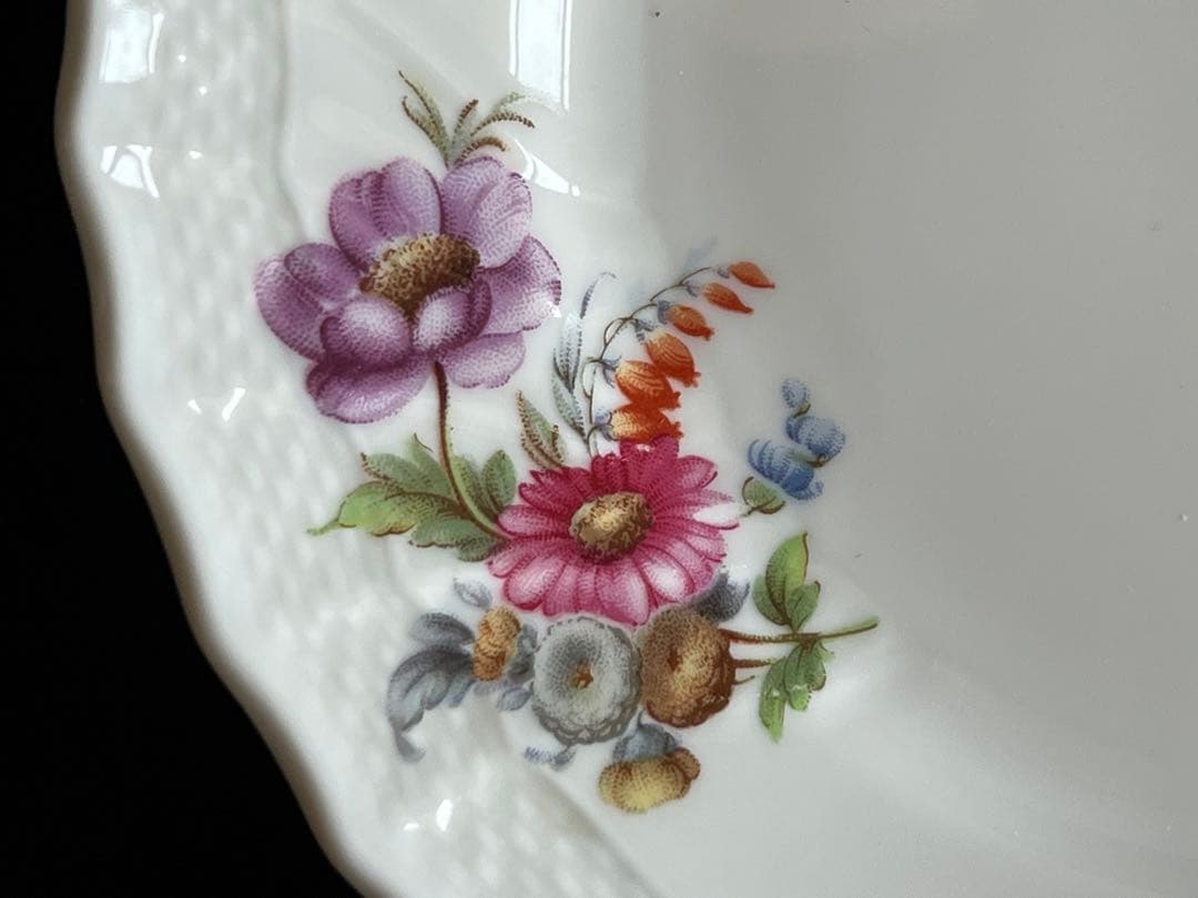 Aqua様：リチャードジノリ　サックスフラワー　ケーキプレート　17㎝