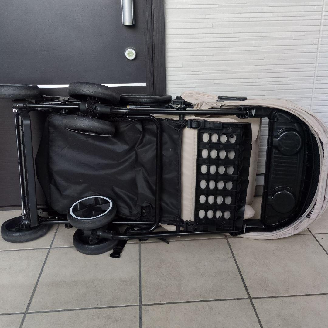 【lateski様レインカバーなし】カトージ　2人でゴー　2人乗りベビーカー