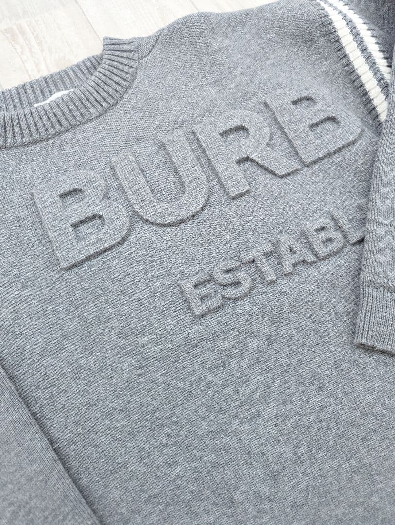 【BURBERRY】未使用ニットワンピース10Y 140cm