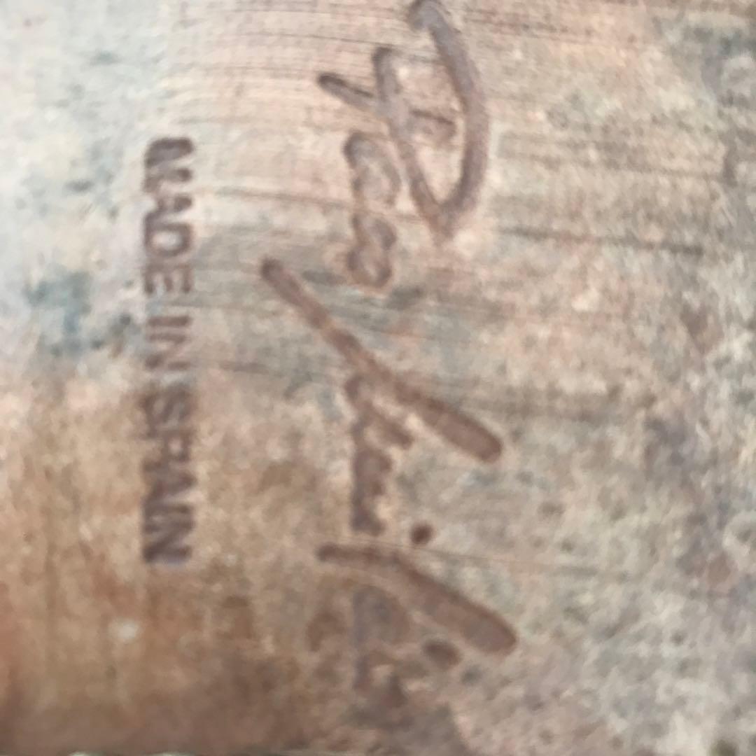 スペイン製　黒 スエード スリッポンシューズ