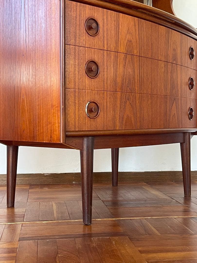 北欧 デンマーク ヴィンテージ チーク ライティング ビューロー