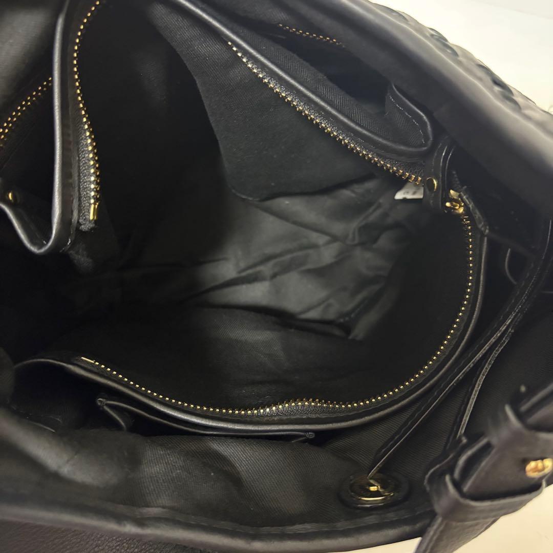 ヴィオラドーロ ハンドバッグ ワンショルダー MIRO レザー ブラック