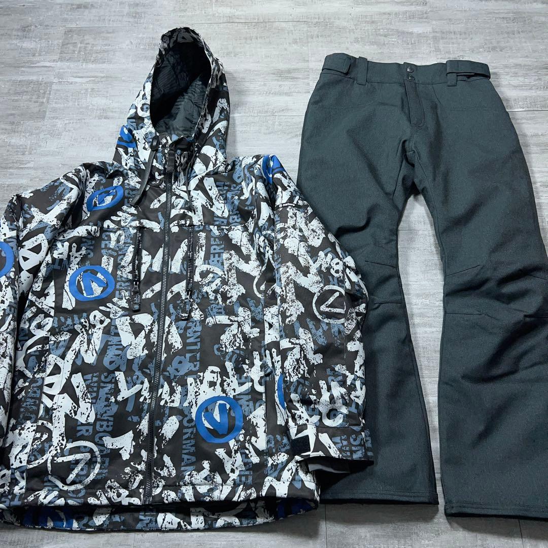 お買い得★ ARBN スノーボードウェア スキーウェア メンズS 総柄